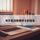 关于武汉疫情烈士的信息