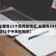 【全国有15个高风险地区,全国有10个高风险51个中风险地区】