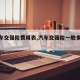 【汽车交强险费用表,汽车交强险一般多少钱】