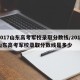 2017山东高考军校录取分数线/2017山东高考军校录取分数线是多少