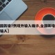 【全国新增7例境外输入确诊,全国新增报告境外输入】