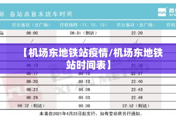 【机场东地铁站疫情/机场东地铁站时间表】 【机场东地铁站疫情/机场东地铁站时间表】