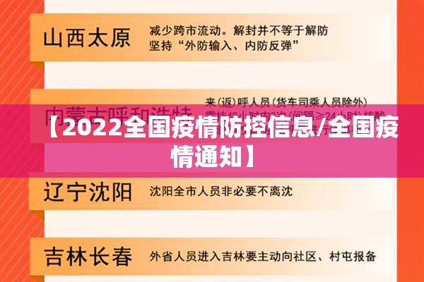 【2022全国疫情防控信息/全国疫情通知】