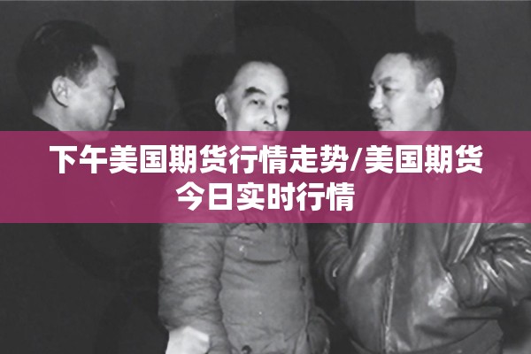 下午美国期货行情走势/美国期货今日实时行情