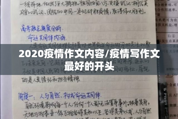 2020疫情作文内容/疫情写作文最好的开头
