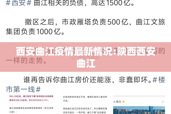 西安曲江疫情最新情况:陕西西安曲江