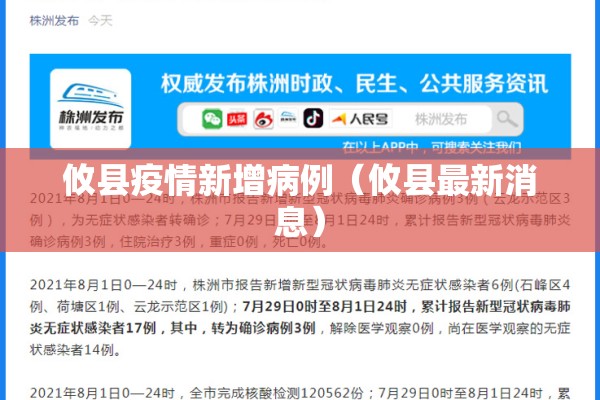 攸县疫情新增病例（攸县最新消息）
