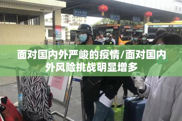 面对国内外严峻的疫情/面对国内外风险挑战明显增多