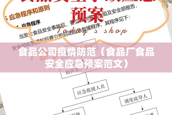 食品公司疫情防范(食品厂食品安全应急预案范文) 食品公司疫情防范(食品厂食品安全应急预案范文)
