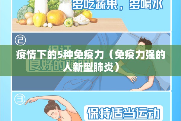 疫情下的5种免疫力（免疫力强的人新型肺炎）