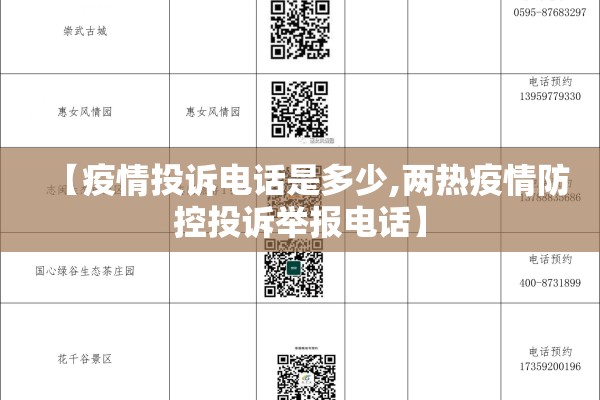 【疫情投诉电话是多少,两热疫情防控投诉举报电话】