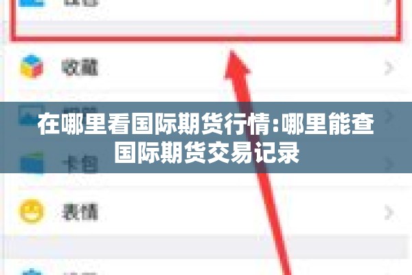 在哪里看国际期货行情:哪里能查国际期货交易记录 在哪里看国际期货行情:哪里能查国际期货交易记录