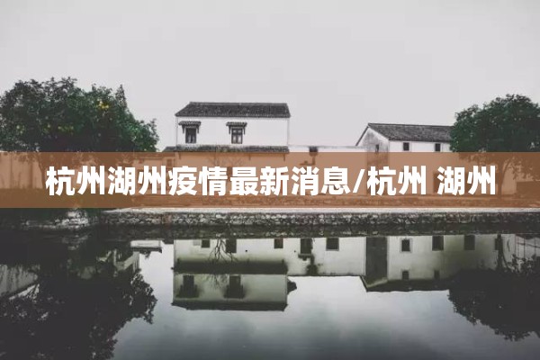 杭州湖州疫情最新消息/杭州 湖州