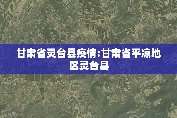 甘肃省灵台县疫情:甘肃省平凉地区灵台县