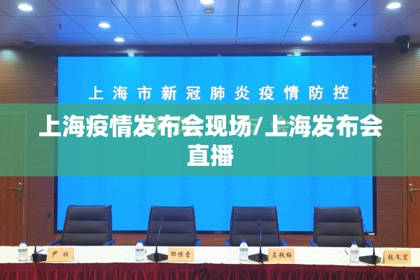 上海疫情发布会现场/上海发布会直播