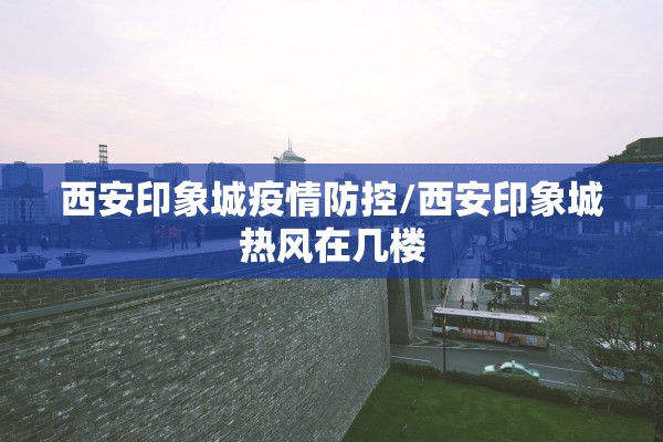 西安印象城疫情防控/西安印象城热风在几楼