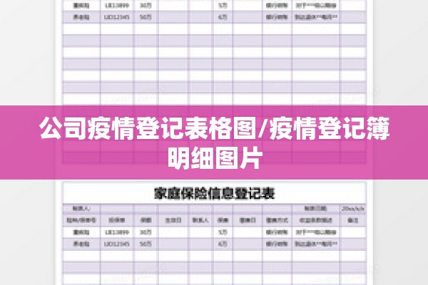 公司疫情登记表格图/疫情登记簿明细图片 公司疫情登记表格图/疫情登记簿明细图片