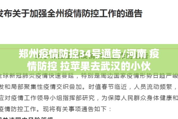 郑州疫情防控34号通告/河南 疫情防控 拉苹果去武汉的小伙 郑州疫情防控34号通告/河南 疫情防控 拉苹果去武汉的小伙
