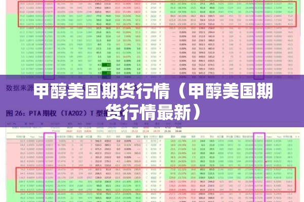 甲醇美国期货行情（甲醇美国期货行情最新）