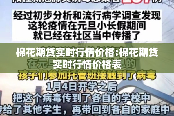 棉花期货实时行情价格:棉花期货实时行情价格表