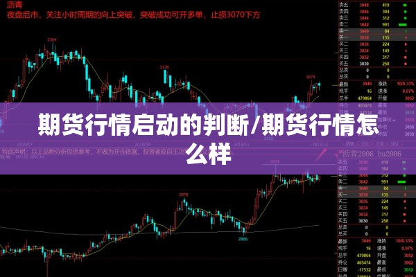 期货行情启动的判断/期货行情怎么样