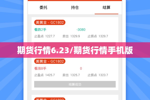 期货行情6.23/期货行情手机版