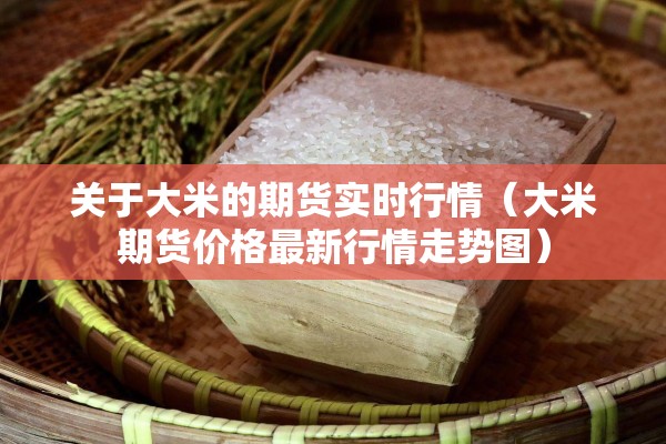 关于大米的期货实时行情（大米期货价格最新行情走势图）