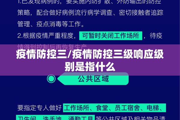 疫情防控三/疫情防控三级响应级别是指什么