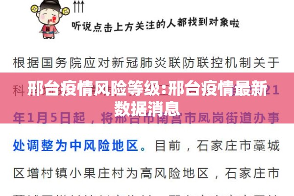 邢台疫情风险等级:邢台疫情最新数据消息
