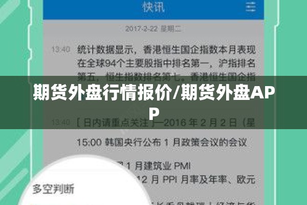 期货外盘行情报价/期货外盘APP 期货外盘行情报价/期货外盘APP