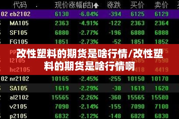 改性塑料的期货是啥行情/改性塑料的期货是啥行情啊