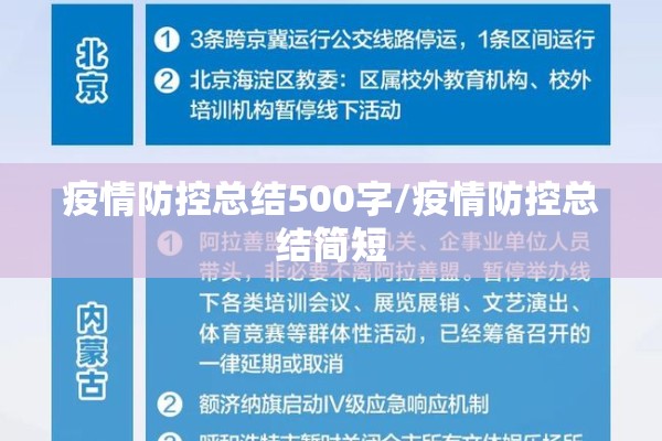 疫情防控总结500字/疫情防控总结简短 疫情防控总结500字/疫情防控总结简短